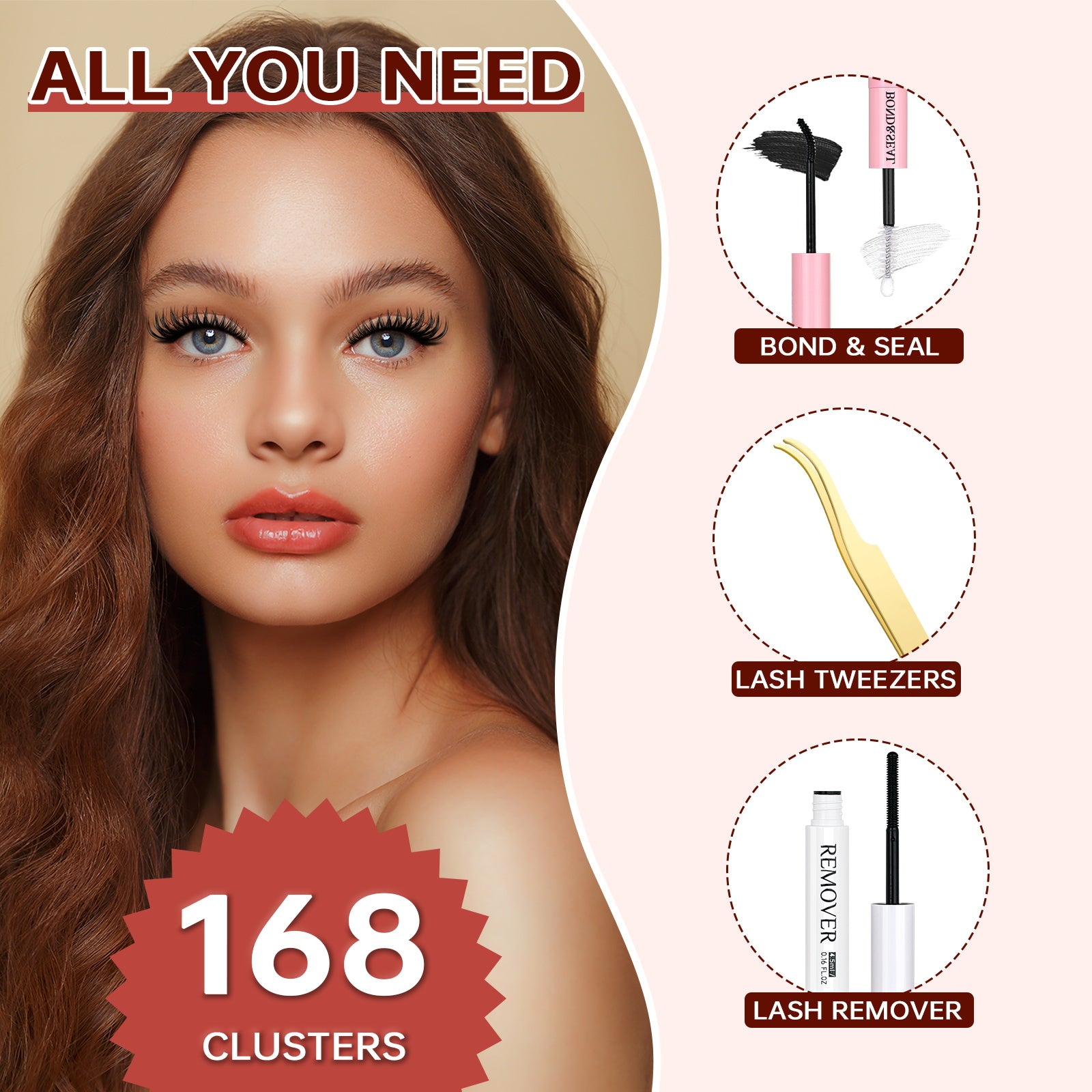 Fluffy Emilie - Moderate volume - Lash Kit