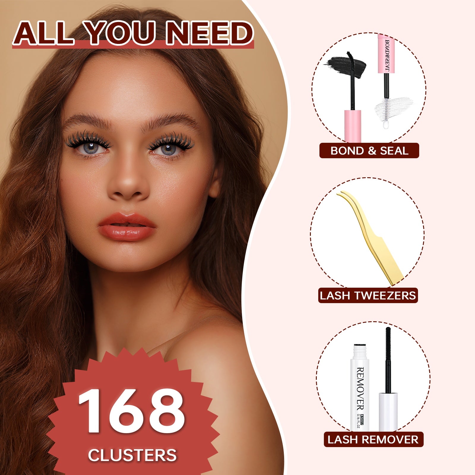 Fluffy Lucie - Medium volume - Lash Kit