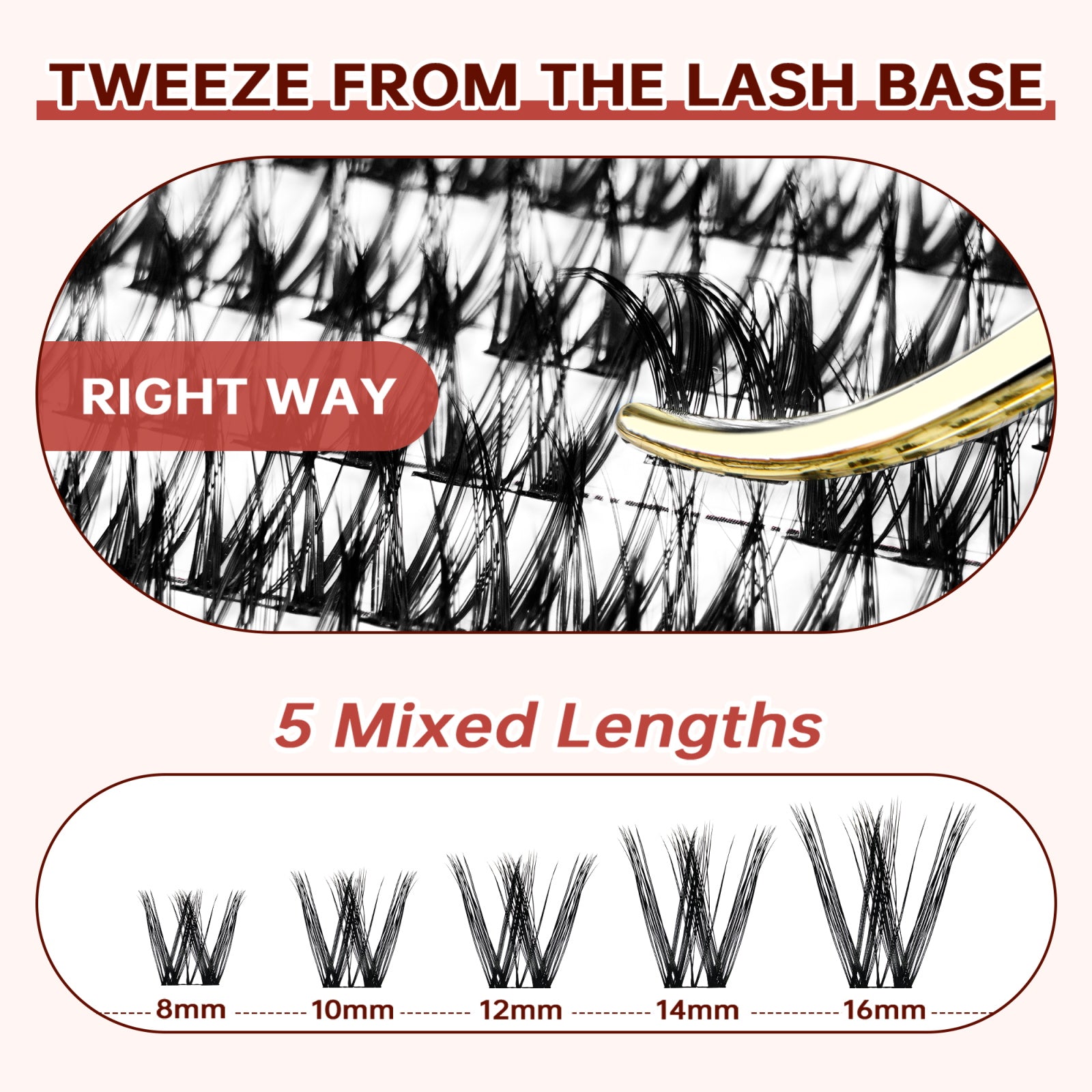 Fluffy Emilie - Moderate volume - Lash Kit