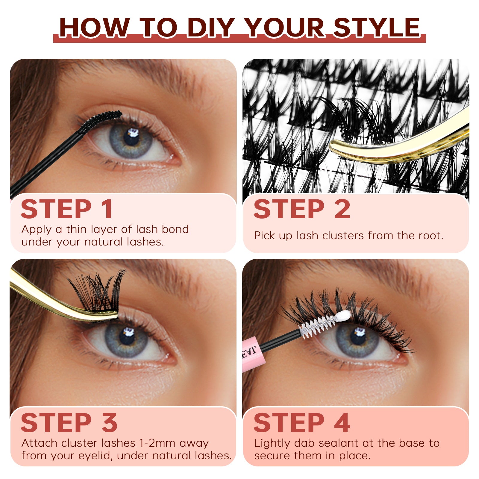 Fluffy Emilie - Moderate volume - Lash Kit