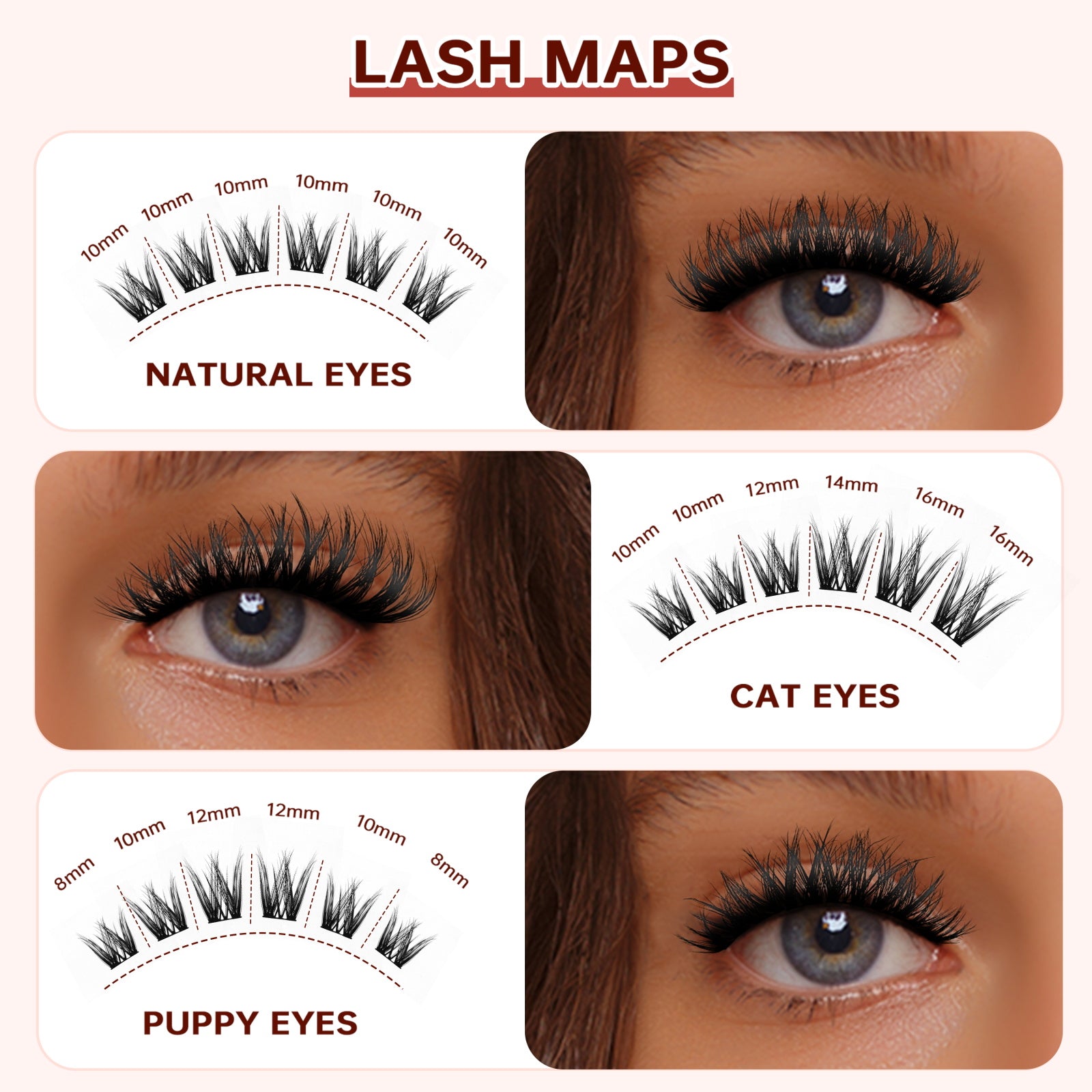 Fluffy Lucie - Medium volume - Lash Kit