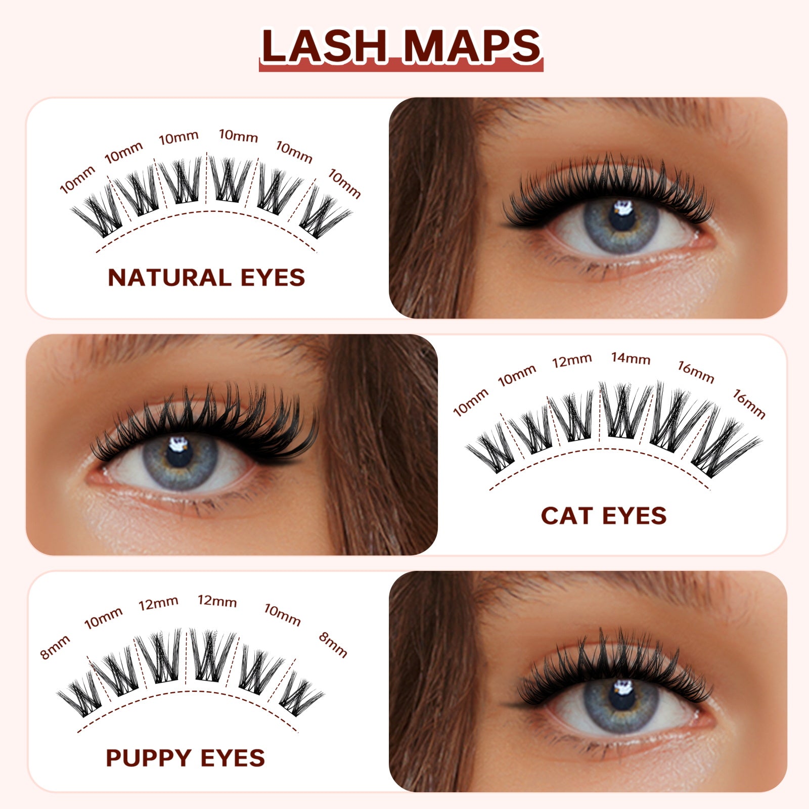Fluffy Emilie - Moderate volume - Lash Kit
